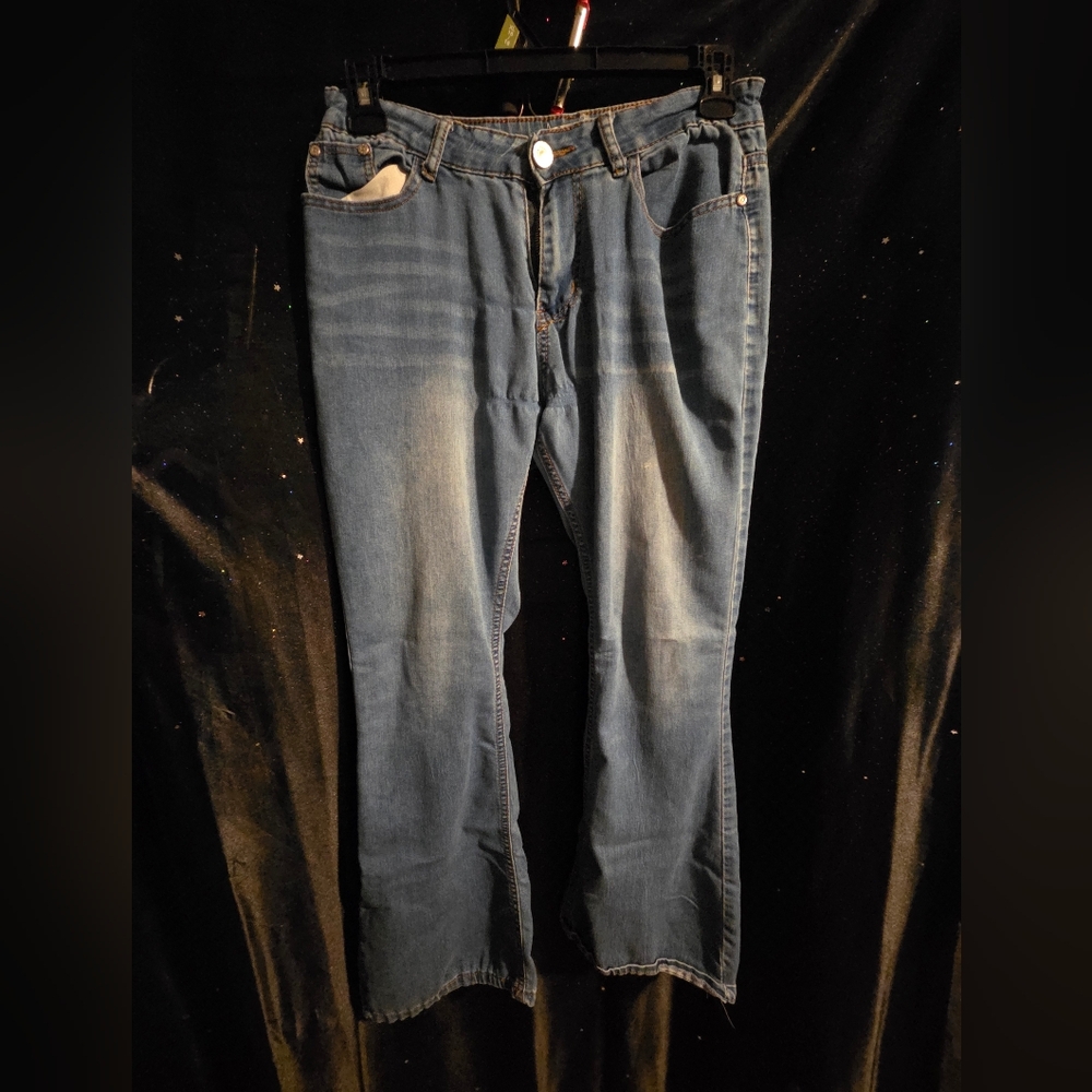 Christian Louboutin Blue Flare Jeans